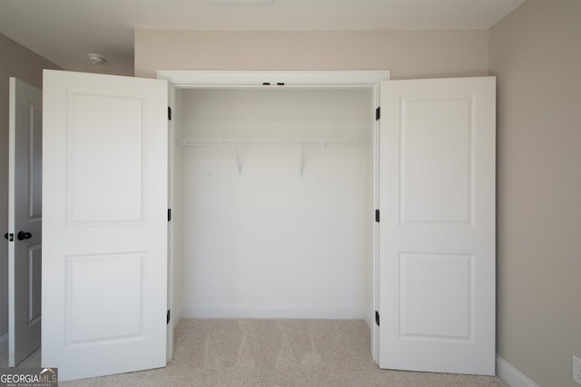 view of closet