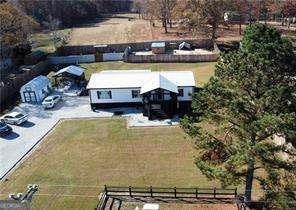 drone / aerial view featuring a rural view