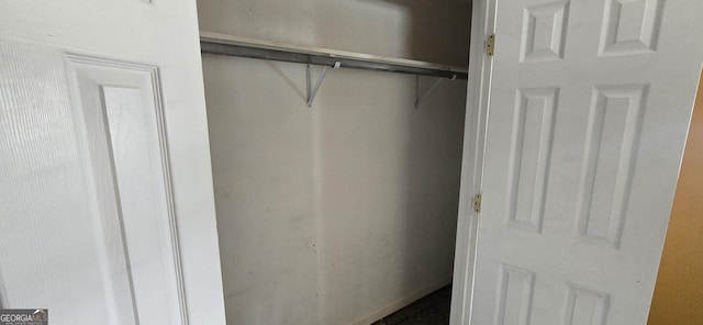 view of closet