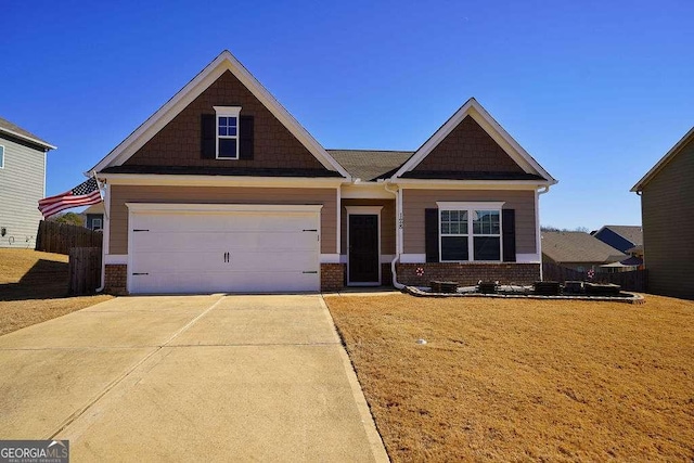 view of craftsman inspired home