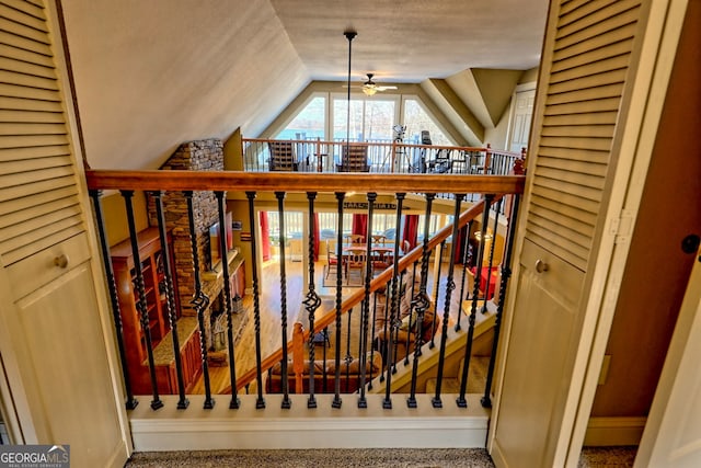 room details with ceiling fan