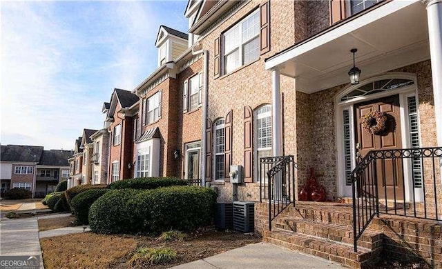 view of property featuring central AC