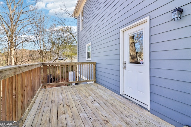 view of deck