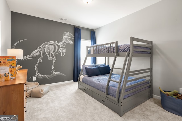 bedroom featuring carpet flooring