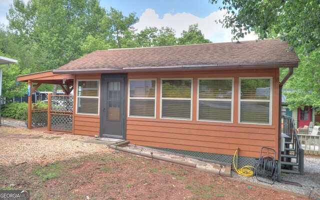 170 Tip Top Cir, Cleveland, GA 30528 - exterior space featuring roof with shingles