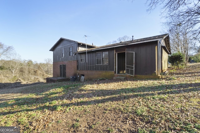 view of rear view of property