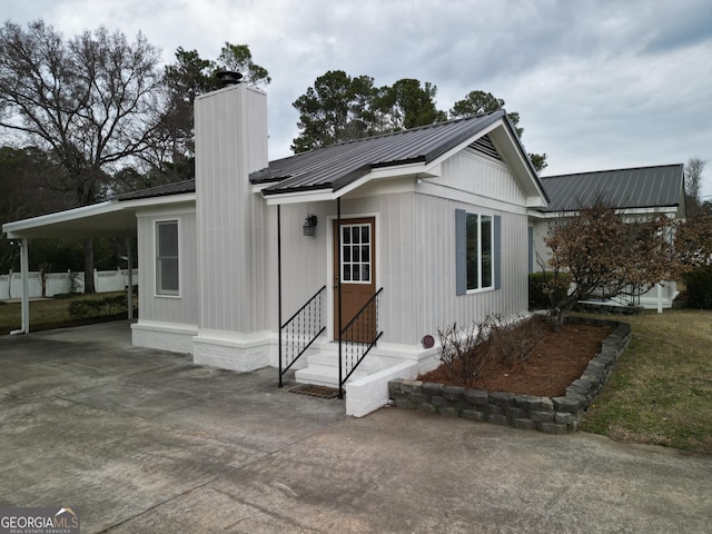 view of front of home