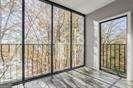 doorway to outside featuring hardwood / wood-style flooring