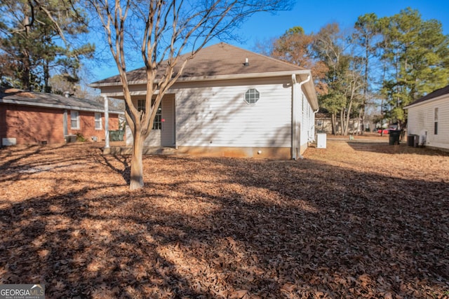 view of rear view of house