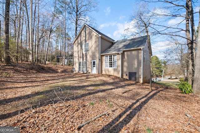 view of back of property