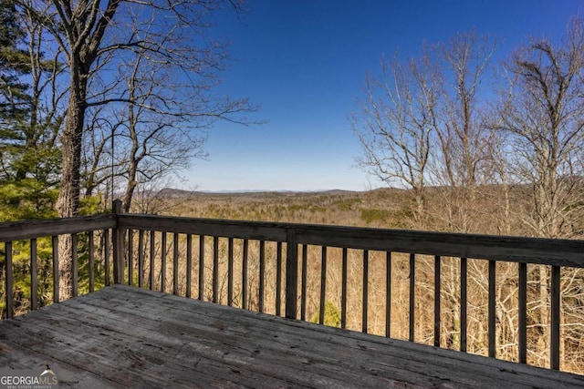 view of deck