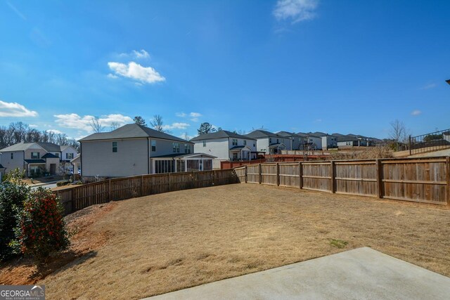 view of yard featuring a patio