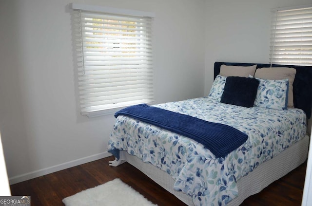 4447 Pharr Ave, Macon, GA 31204 - bedroom with dark hardwood / wood-style flooring
