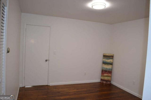 4447 Pharr Ave, Macon, GA 31204 - unfurnished room with dark hardwood / wood-style floors