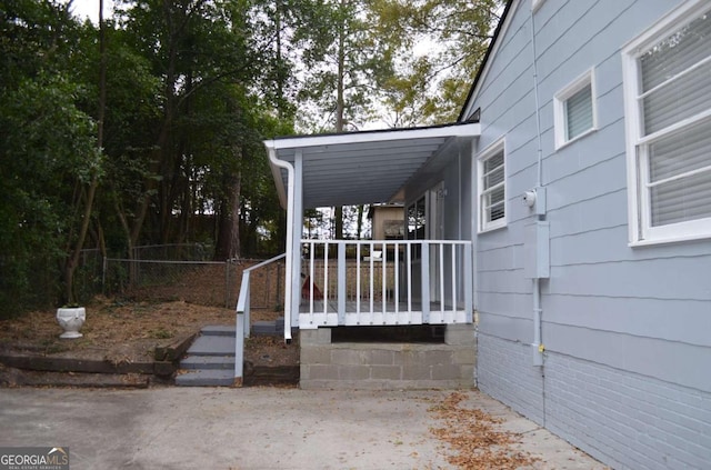 4447 Pharr Ave, Macon, GA 31204 - exterior space featuring a porch