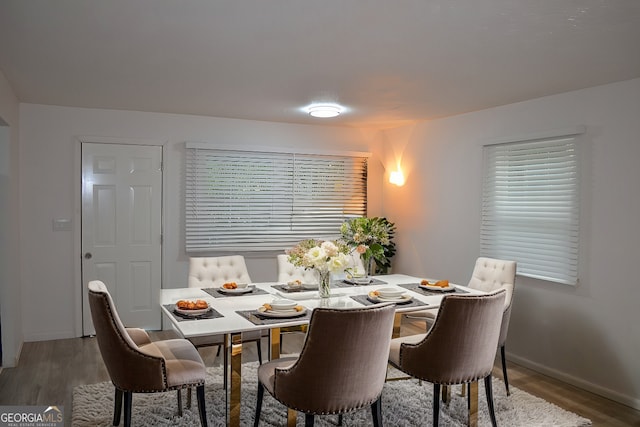 4447 Pharr Ave, Macon, GA 31204 - dining room featuring wood-type flooring
