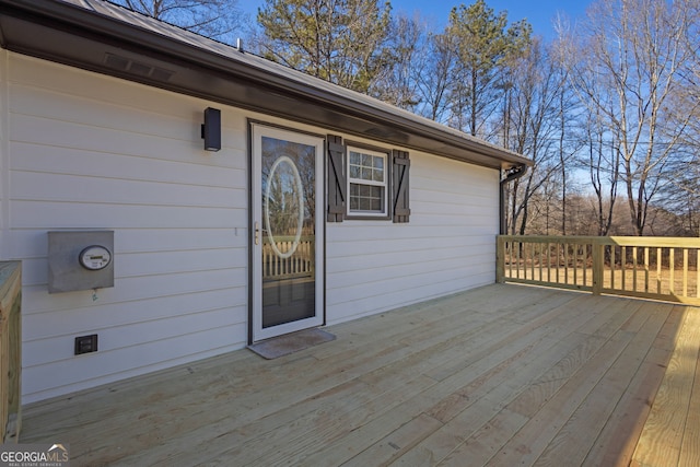 view of deck