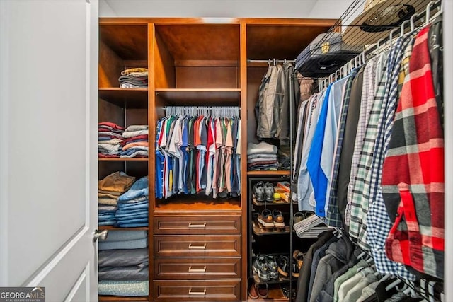 view of spacious closet