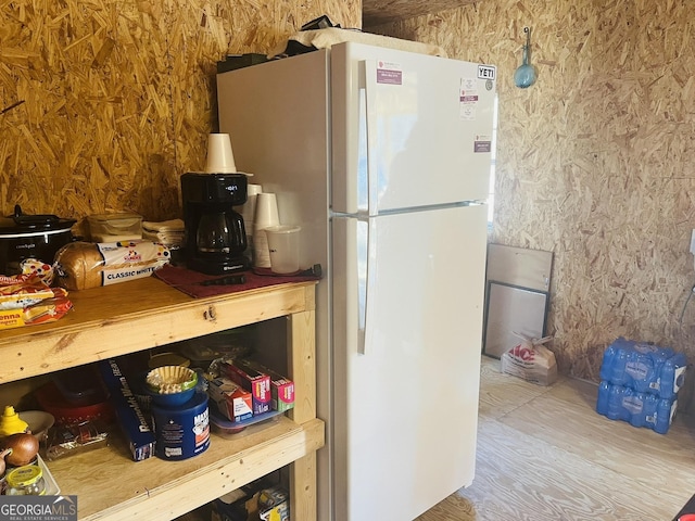 277 Deer Run Rd, Folkston, GA 31537 - kitchen with freestanding refrigerator