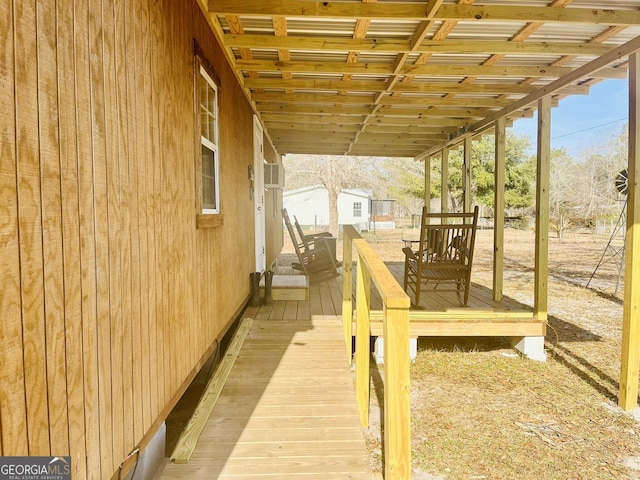 277 Deer Run Rd, Folkston, GA 31537 - view of deck