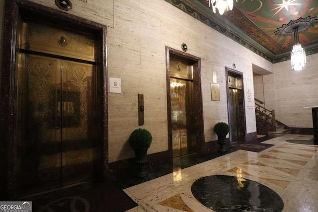 view of community lobby