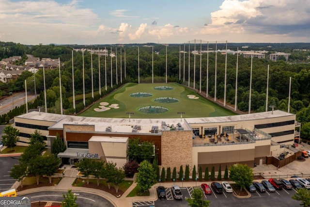 aerial view