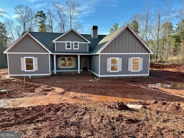 view of rear view of property