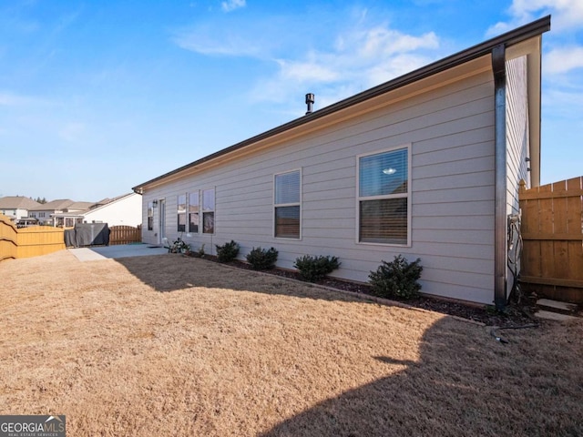exterior space with a patio