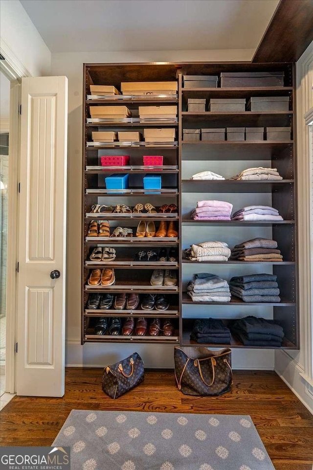 view of closet