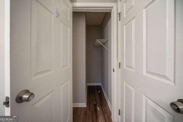 view of closet