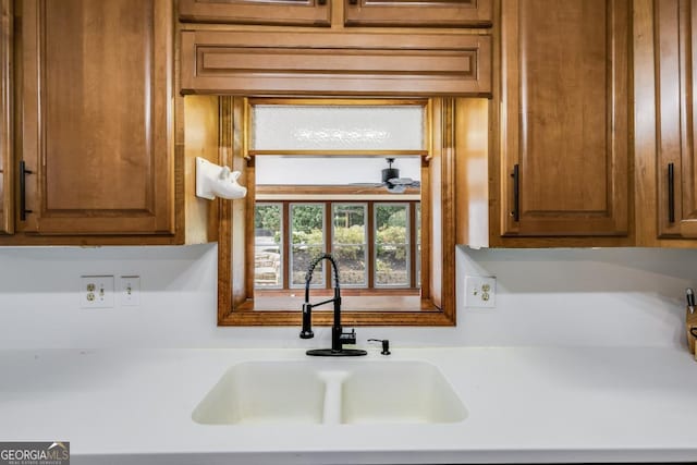 kitchen featuring sink