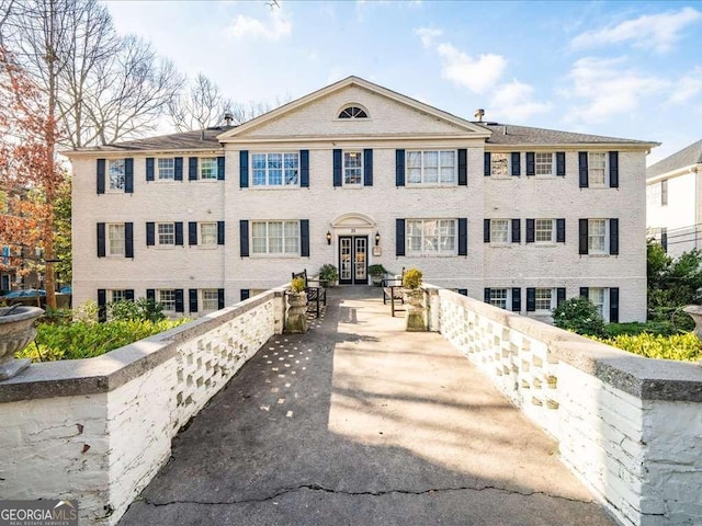 view of front of home featuring french doors