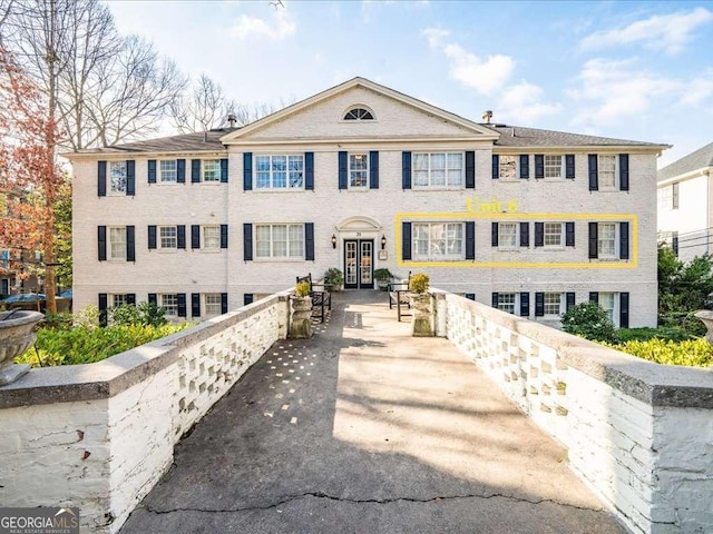 view of front of house featuring french doors