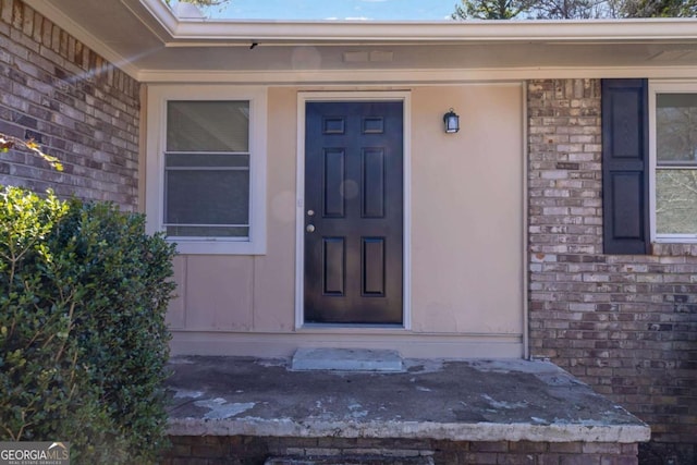 view of entrance to property