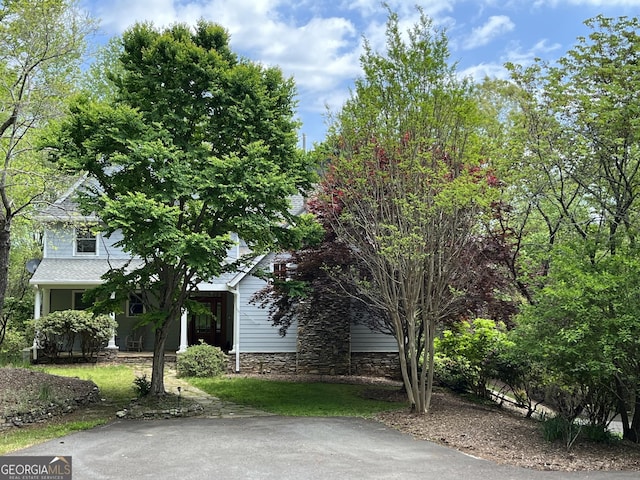 view of side of property