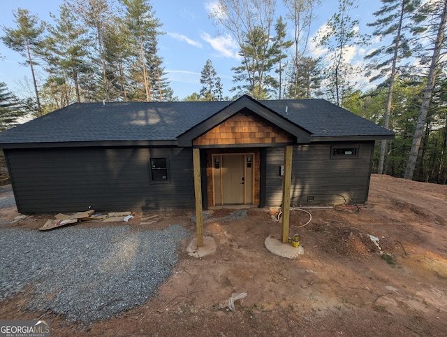 1117 Poor House Mountain Trl, Murphy, NC 28906 - chalet / cabin featuring a shingled roof