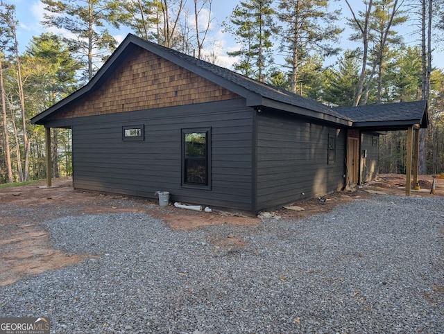 1117 Poor House Mountain Trl, Murphy, NC 28906 - view of home's exterior featuring a shingled roof