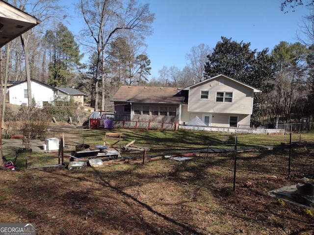 view of back of house