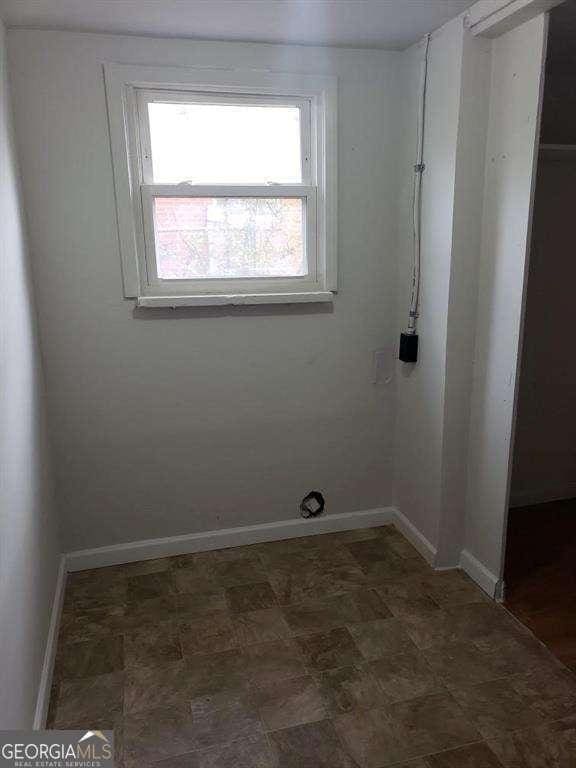 view of laundry area