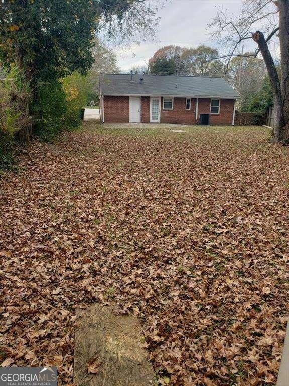 view of rear view of property
