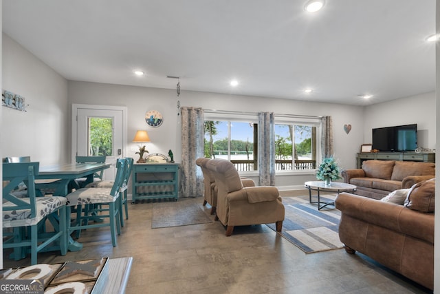373 Pineywoods Dr, Wedowee, AL 36278 - living area featuring healthy amount of natural light and recessed lighting