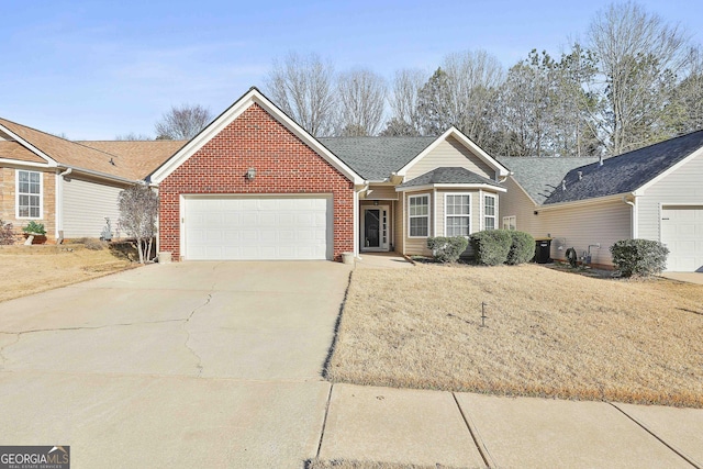 ranch-style house with a garage