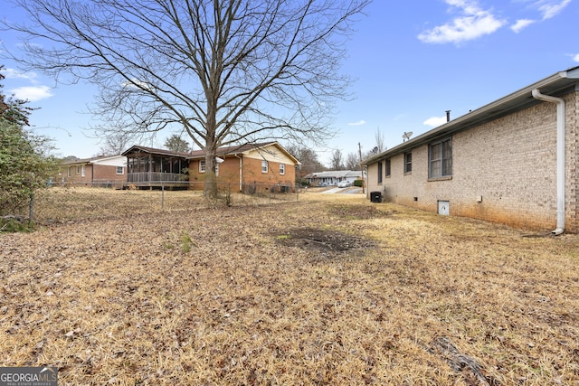 view of yard