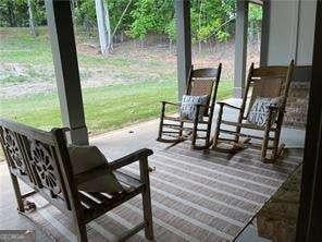 exterior space with covered porch