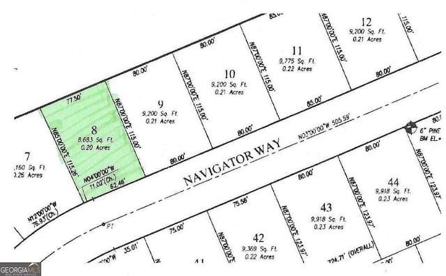 Listing photo 3 for LOT8 Navigator Way, Waverly GA 31565