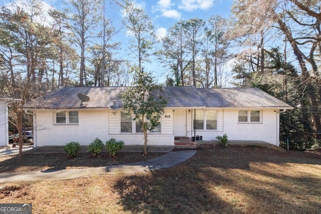 view of ranch-style house