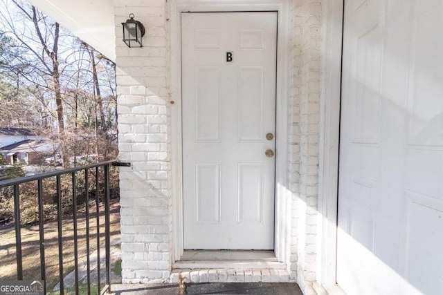 view of entrance to property