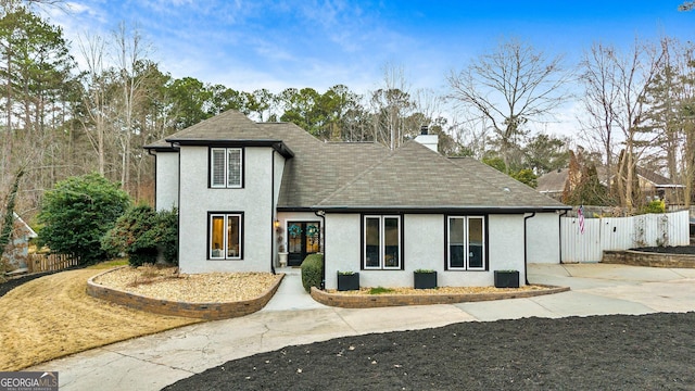 view of front of home