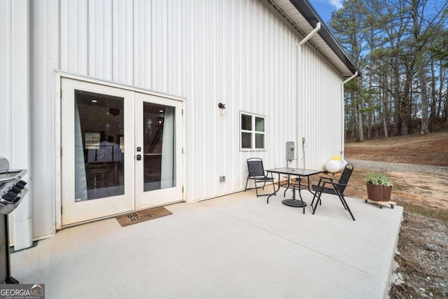 view of patio / terrace with french doors