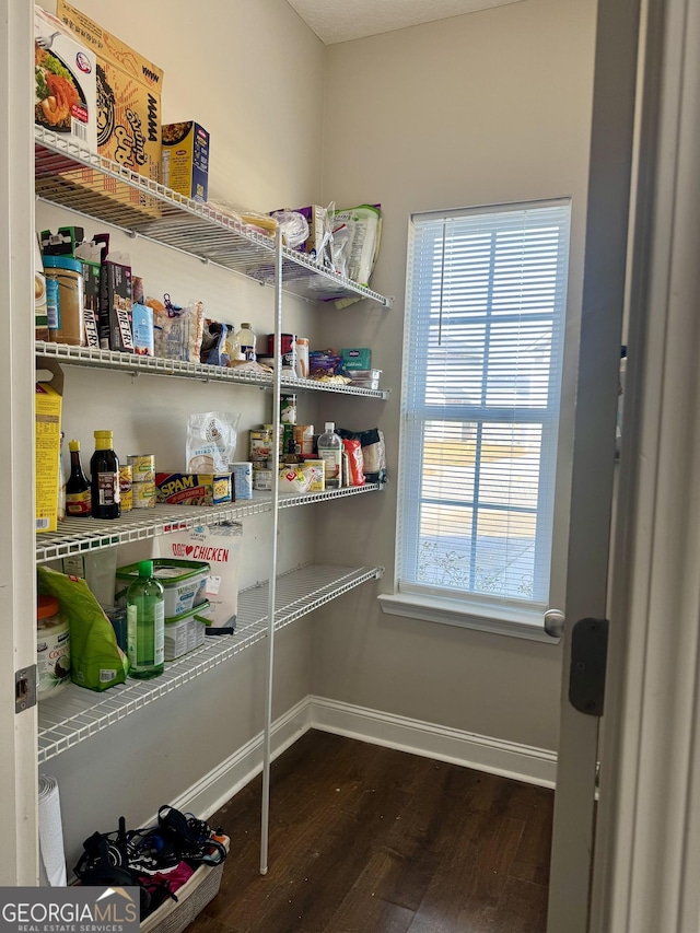 view of pantry